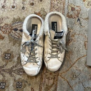 Golden goose size 40 mule sneakers